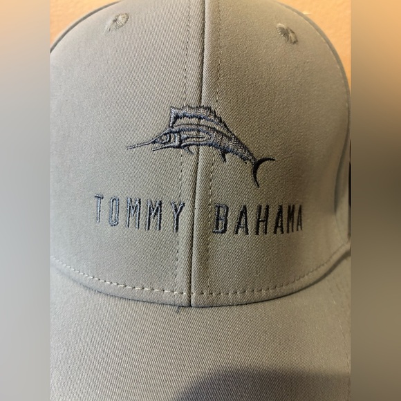 Tommy Bahama Light Blue Marlin Logo Hat Adjustable Strapback Golf Cap NWT - Picture 2 of 9